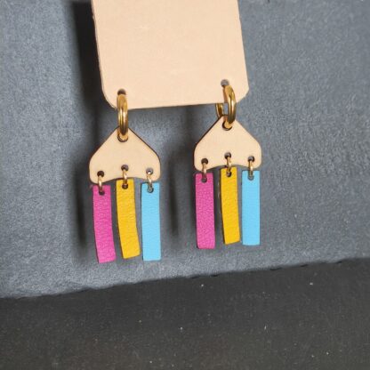 Visuel Boucle d'oreille Pansexuel