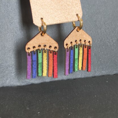 Vue Arrière des Boucles d'oreille