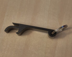 Décapsuleur Aluminium anodisé Profil Noir