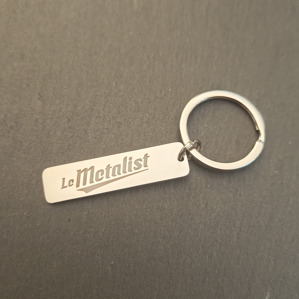 Personalized stainless steel keychain – Laser engraving on 1 or 2 sides